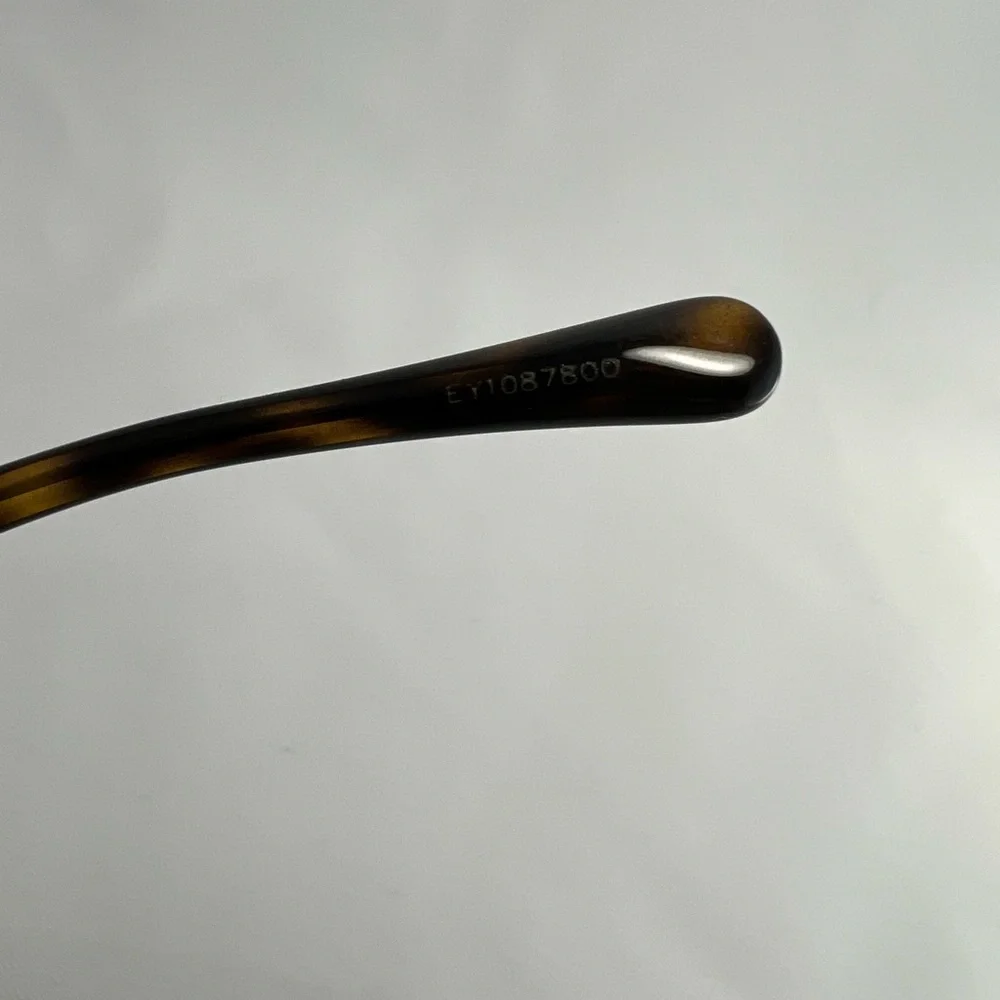 Burberry Chrome Metal Aviator Eyeglasses - Frames Only - Picture 6 of 10